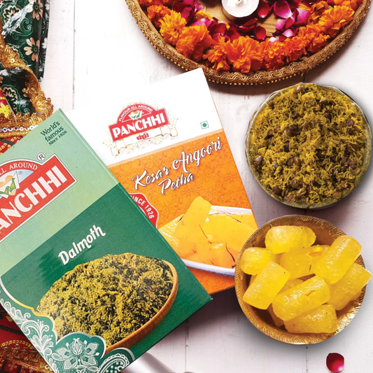 Kesar Angoori Petha - Dalmoth Namkeen (Combo Pack of 2)