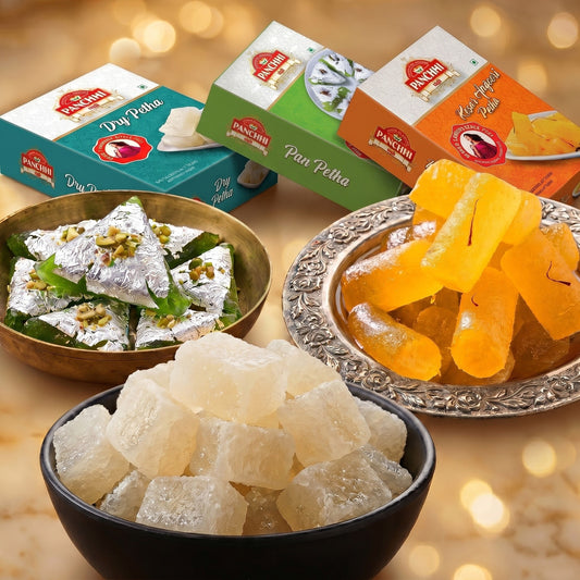 Pan Petha - kesar Angoori -  Dry Petha (Combo Pack of 3) (Copy)